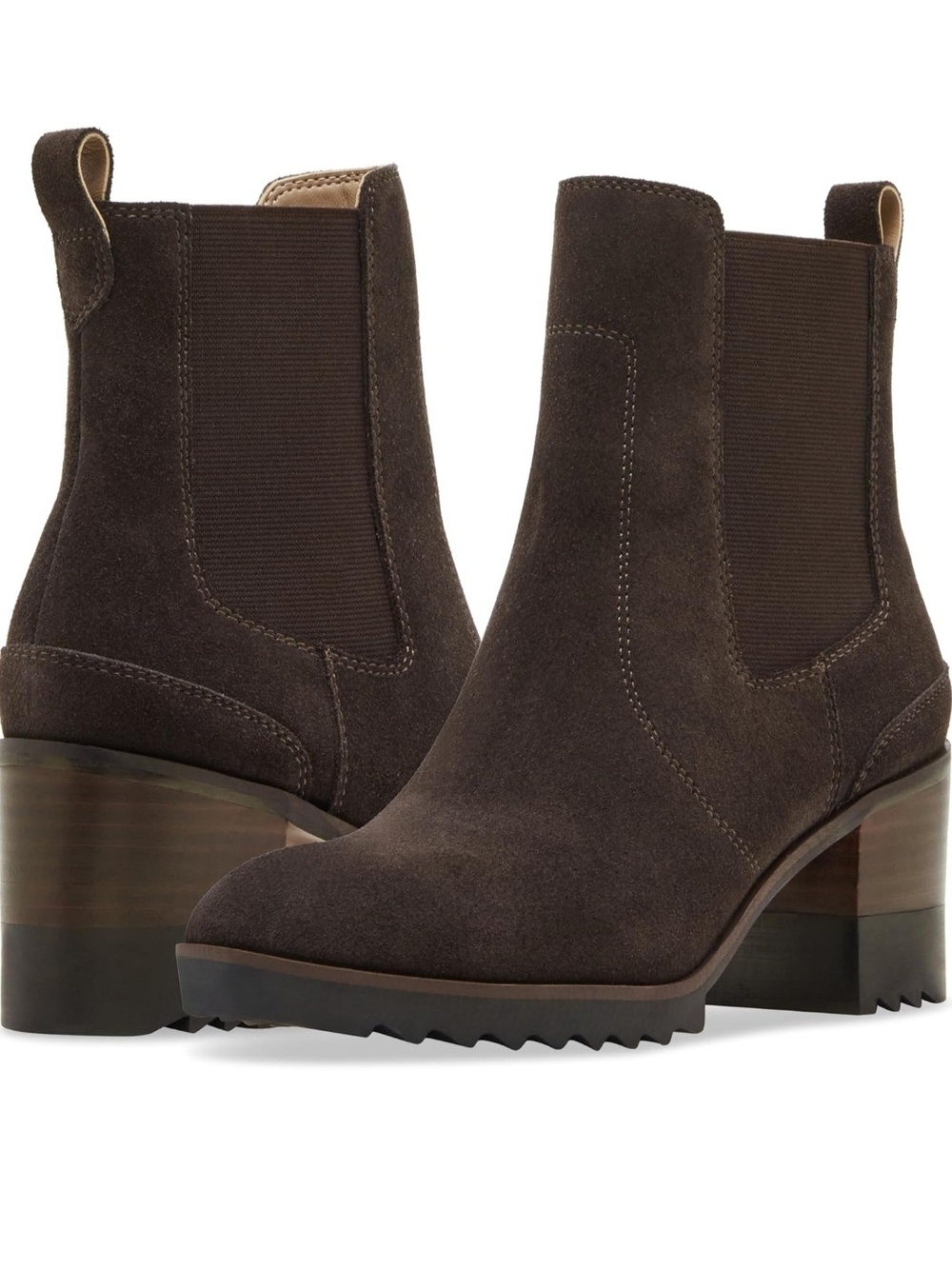 Blondo Rai Waterproof Suede Chelsea Boots - Brown - Size 6.5 - NEW
